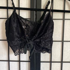 Lace crop top